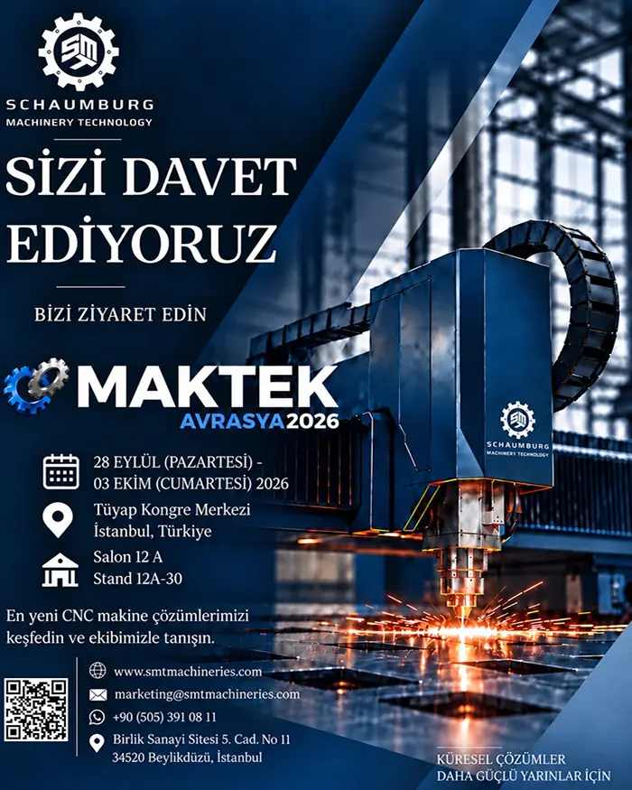 MAKTEK Avrasya 2026 Invitation